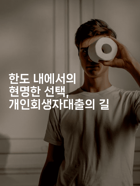 한도 내에서의 현명한 선택, 개인회생자대출의 길-맛닥