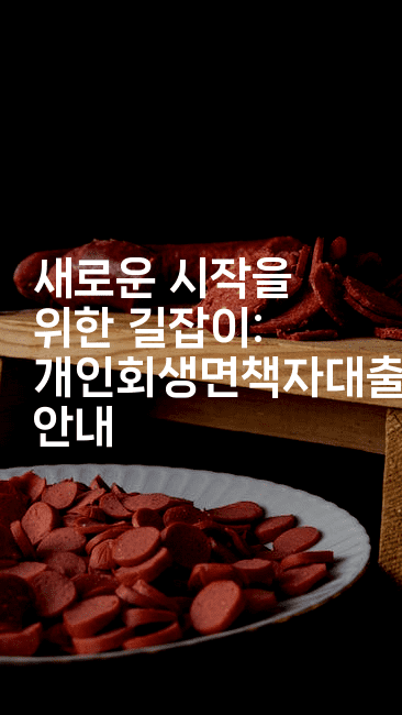 새로운 시작을 위한 길잡이: 개인회생면책자대출 안내-맛닥